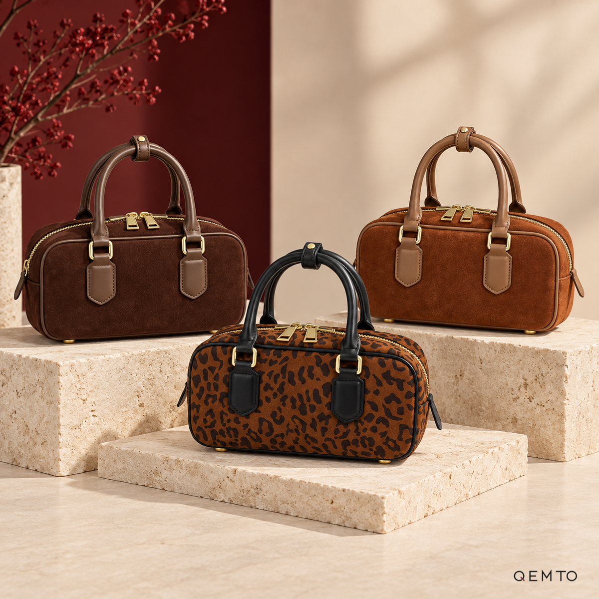 QEMTO Romy Bowling Bag, all three colors