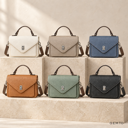 QEMTO Maya Envelope Bag color lineup, all six colors